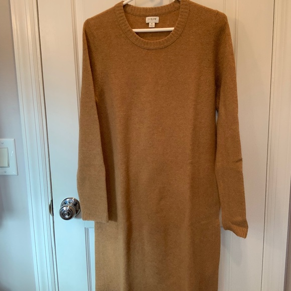 J Crew Crewneck Sweater Dress - Picture 1 of 4